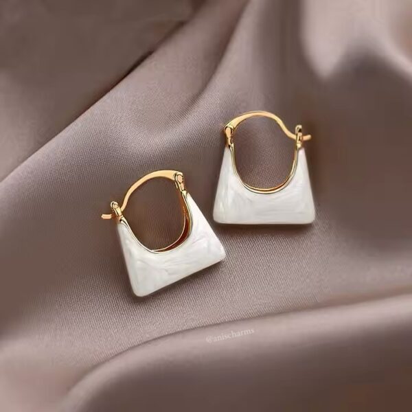 Enamel Handbag Earrings