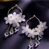 Crystal Flower Earrings