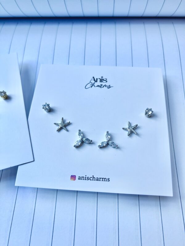 minimal studs earrings combo