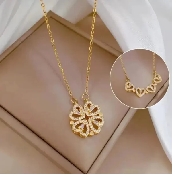 magnetic heart pendant necklace