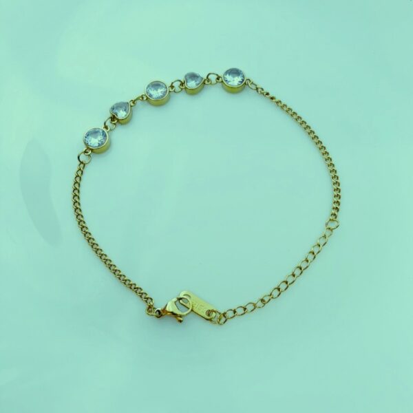 Anti Tarnish Floral Bracelet