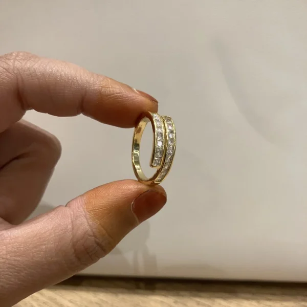 Twin Row Sparkle Ring Twin Row Sparkle Ring