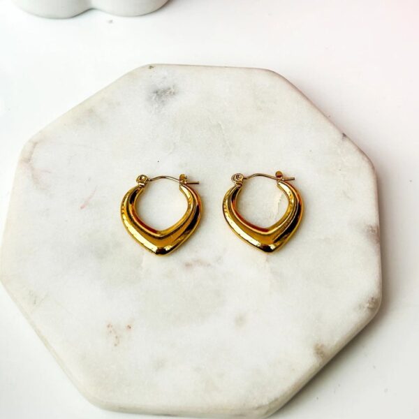 love hoops earrings