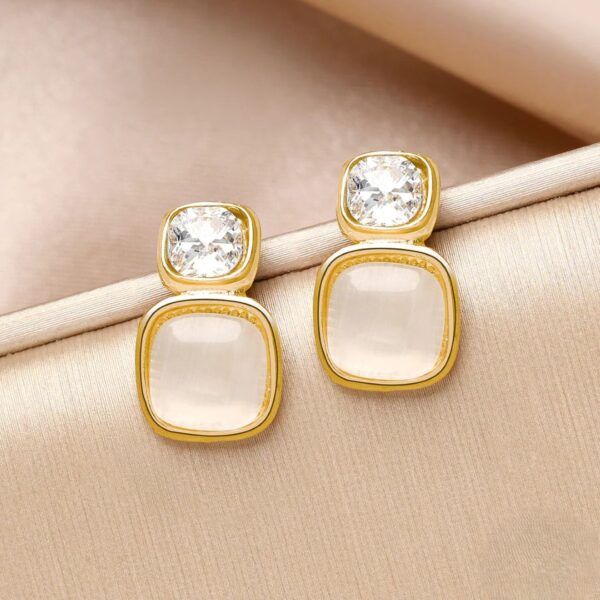 radiant square studs earrings radiant square studs earrings