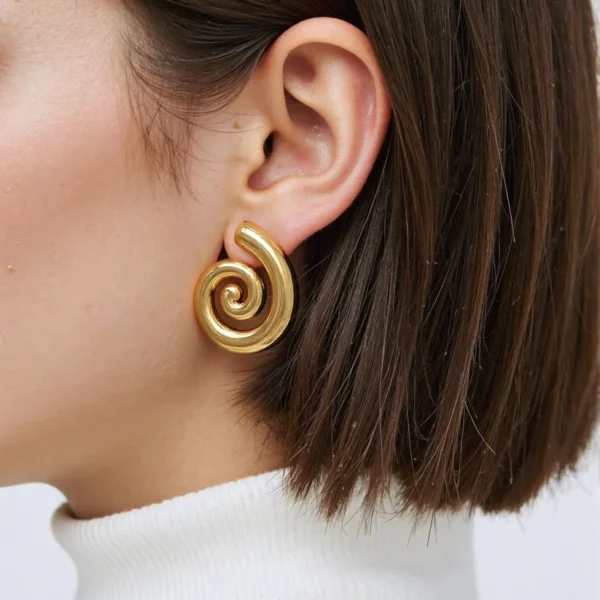 classic coil earrings