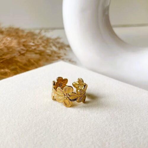 blossom band ring