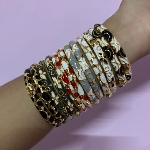 enamel bangles Enamel Bangles,Viral Enamel Bangles,Vintage Enamel Bangles,Pinteresty Enamel Bangles